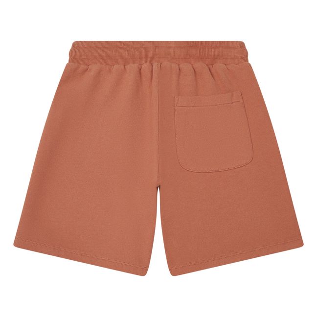 Organic Cotton Long Shorts | Rostfarben