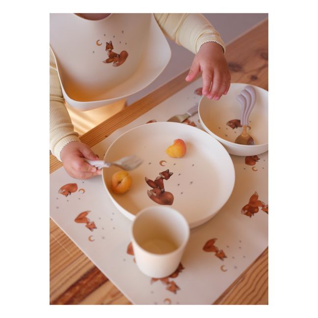 Set de table en silicone Foxie | Amarillo