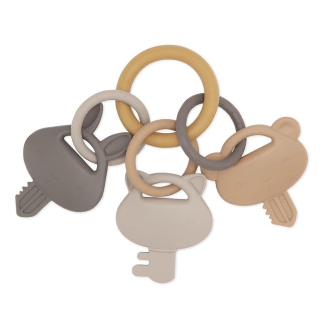 Hochet clés en silicone | Grigio