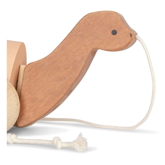 Jouet à tirer en bois FSC Dino