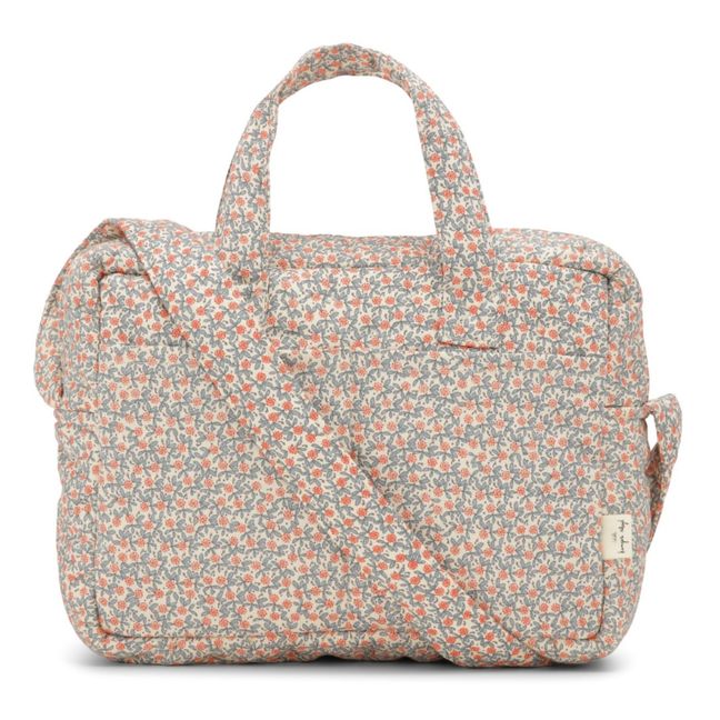 Bolso cambiador para muñeca de algodón orgánico Flor de hielo | Rojo