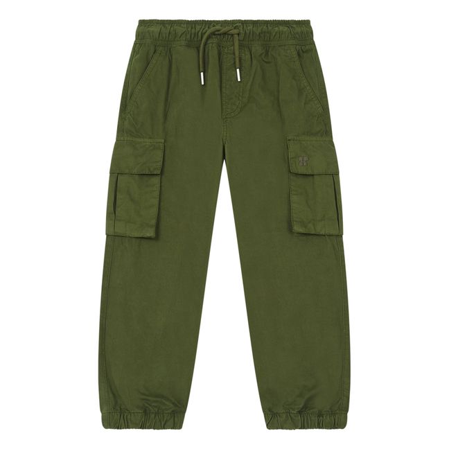 Pantalon Cargo Taille Ajustable | Vert kaki