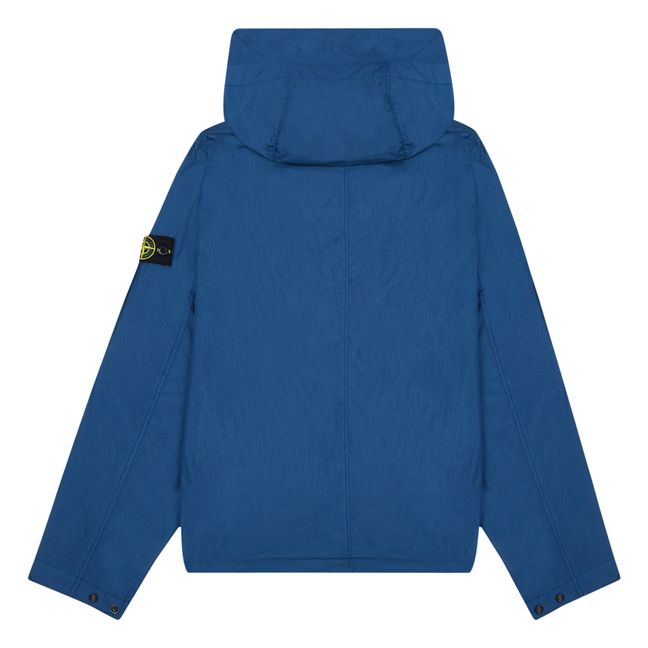 Solid Colour Hooded Jacket | Blue