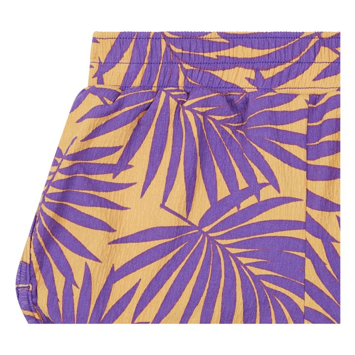Palm Trees Printed Swim Trunks | Lilac- Product image n°3