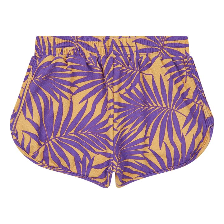 Palm Trees Printed Swim Trunks | Lilac- Product image n°4