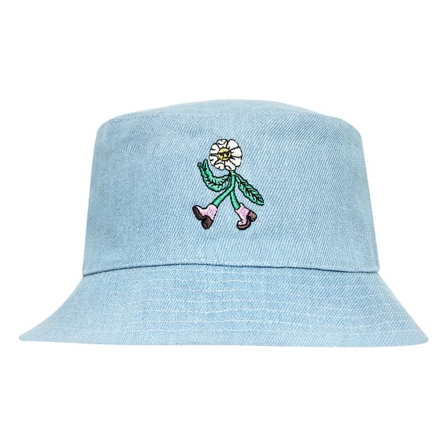 Lauren Martin Flower Bucket Hat | Blau