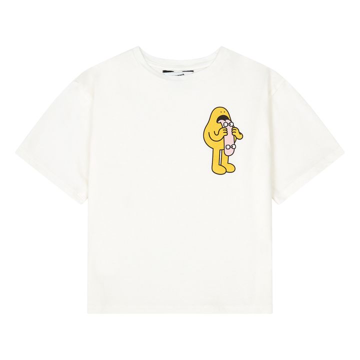 Organic Cotton Shobu Skate Loose T-Shirt  | Off white- Product image n°0