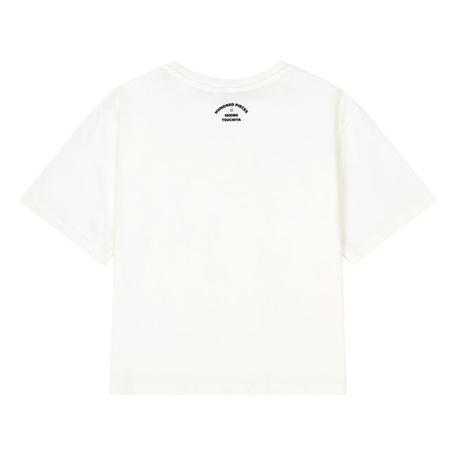 Organic Cotton Shobu Skate Loose T-Shirt  | Grauweiß