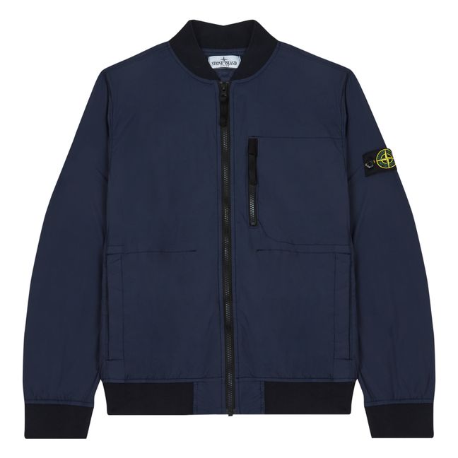 Bomber a tinta unita | Blu marino