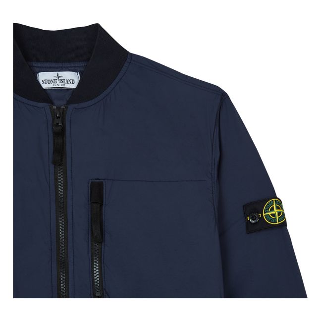 Bomber a tinta unita | Blu marino