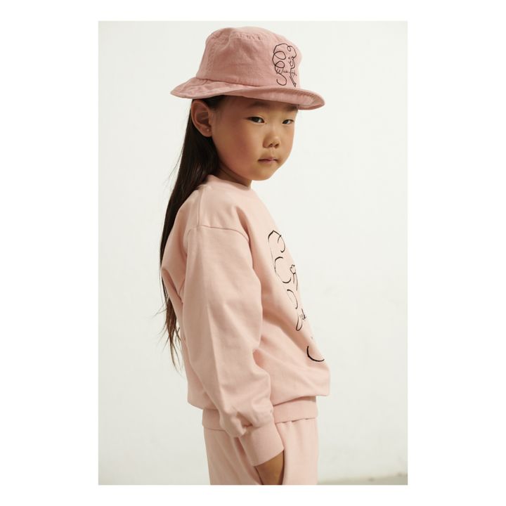 Weekend Organic Cotton Bucket Hat | Pale pink- Product image n°3