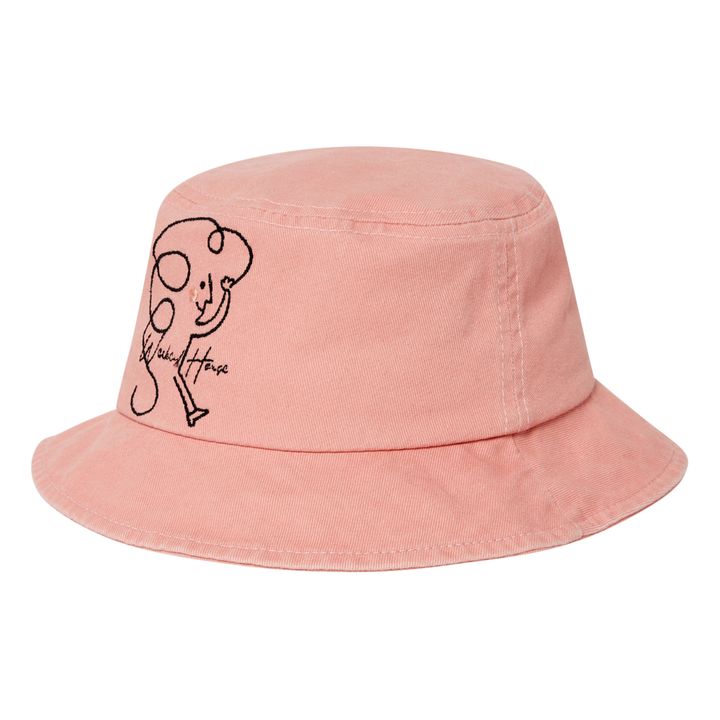 Weekend Organic Cotton Bucket Hat | Pale pink- Product image n°4