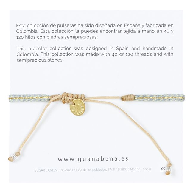 Armband Bristol Rauchquarz | Blau