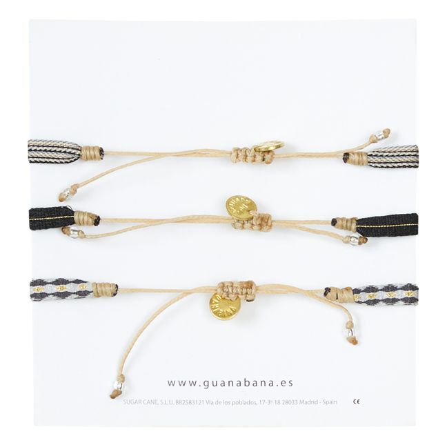 Set of 3 Argantina 120 Bracelets | Khaki