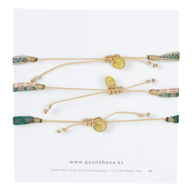 Set di 3 braccialetti Argantina 120 | Verde