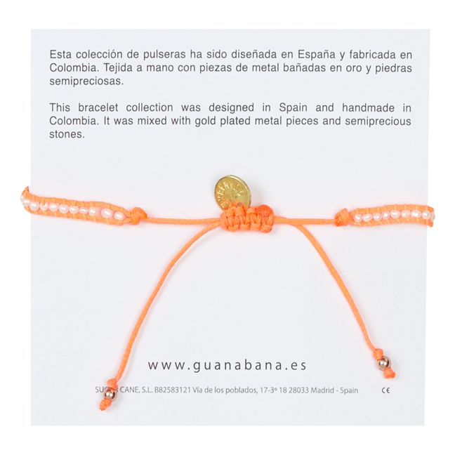 Bracelet Pisces Perles | Rose fluo