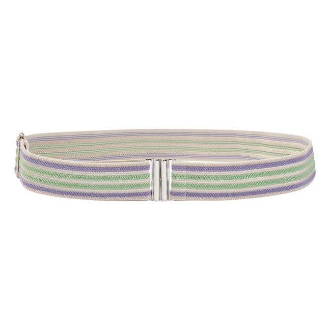 Viba Striped Belt - Women's Collection | Green