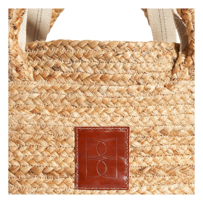 Emax Raffia Shopping Bag - Women's Collection | Natural