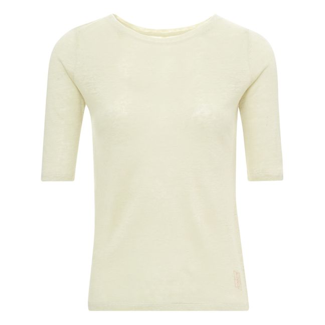 T-Shirt Seas Leinen - Damenkollektion  | Seidenfarben