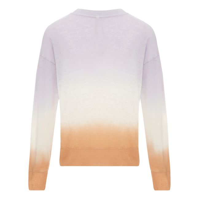 T-shirt Senia in lino Tie-Dye - Collezione Donna | Lavanda