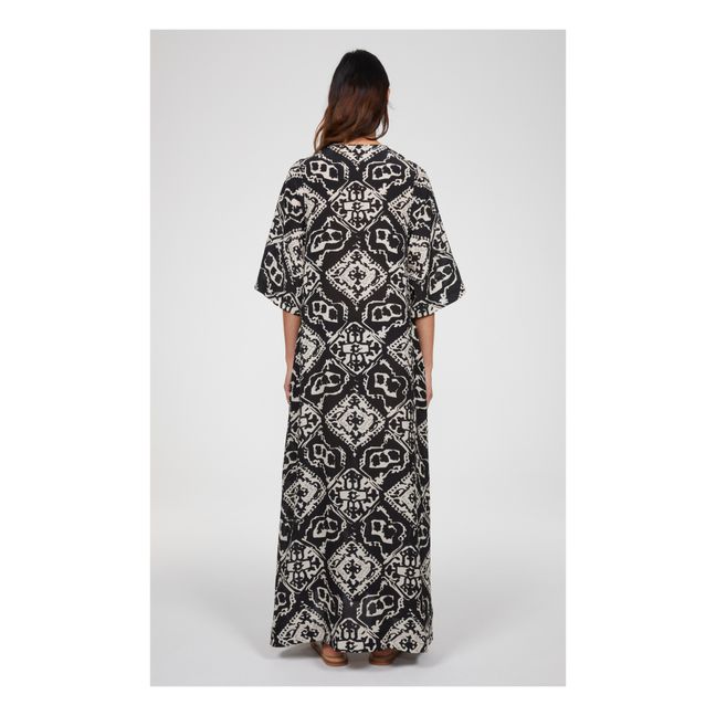 Silk Bari Dress | Black