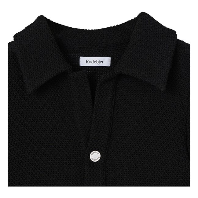 Nuori Organic Cotton Shirt | Black