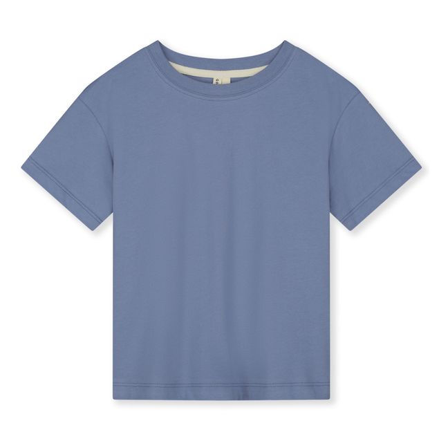 T-shirt Oversize Coton Bio | Bleu