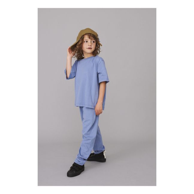 T-shirt Oversize Coton Bio | Bleu