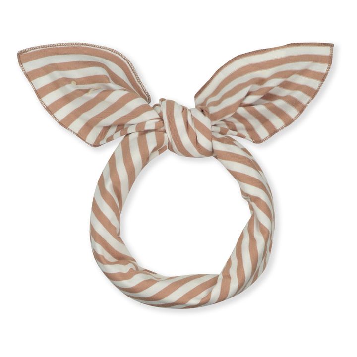 Stirnband mit Schleife Bio-Baumwolle | Altrosa- Produktbild Nr. 0
