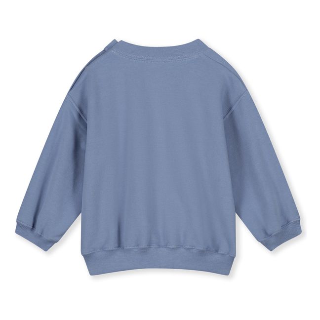 Baby Sweatshirt Bio-Baumwolle | Blau