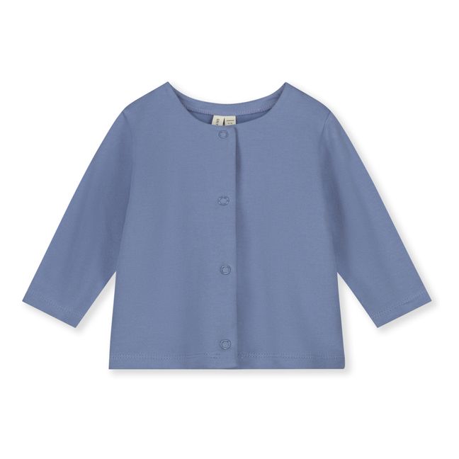 Organic Cotton Baby Cardigan | Blau