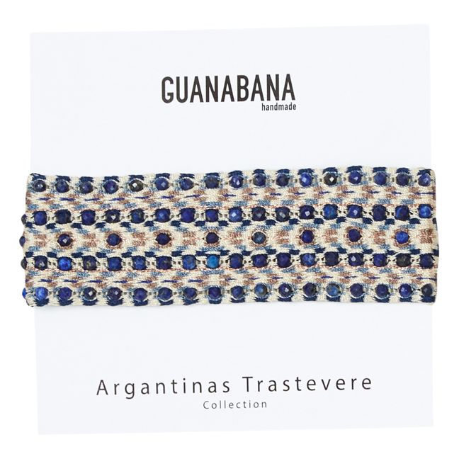 Bracelet Manchettes Perles | Lapis-lazuli