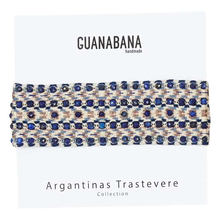Pulsera de perlas Manchettes | Lapis-lazuli- Imagen del producto n°0