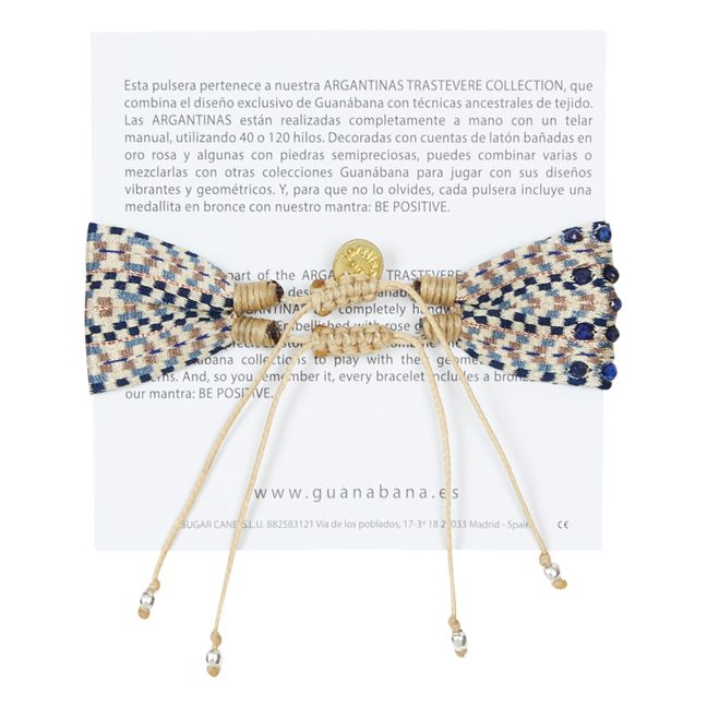 Bracelet Manchettes Perles | Lapis-lazuli