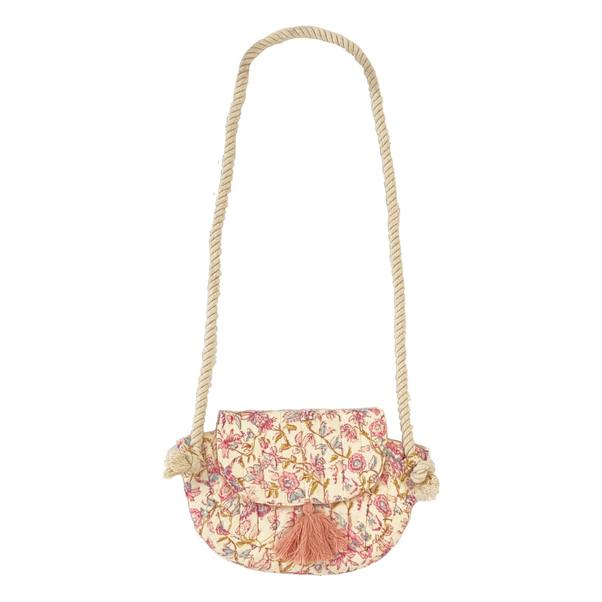 Poppy Organic Cotton Floral Bag | Ecru- Immagine del prodotto n°0
