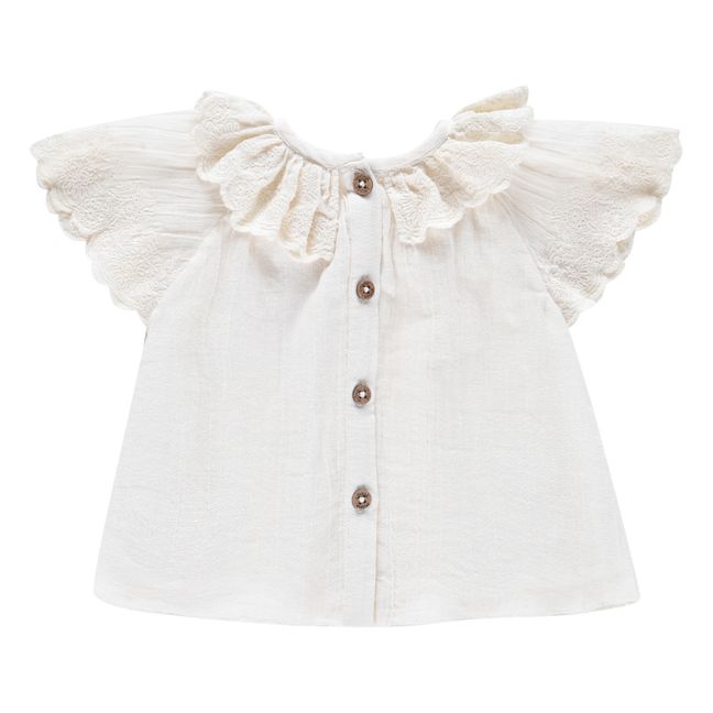 Blouse Coton Bio Antoinette | Ecru