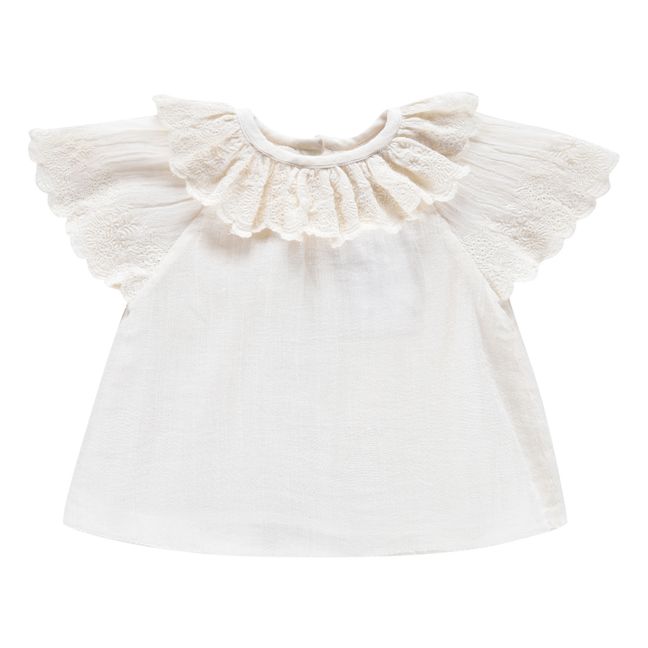 Blouse Coton Bio Antoinette | Ecru