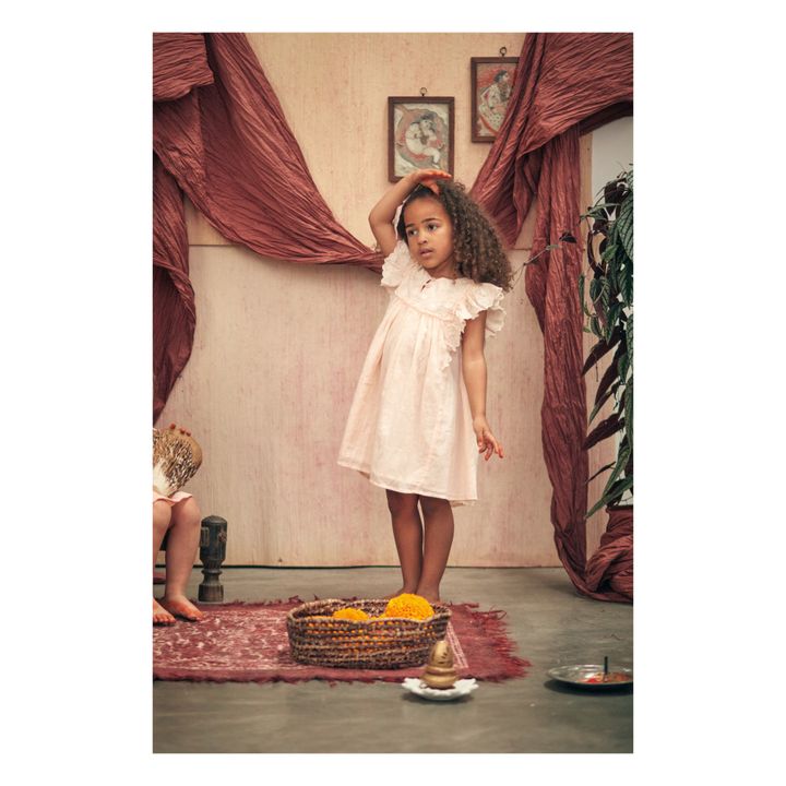 Hasha Organic Cotton Dress | Blassrosa- Produktbild Nr. 1