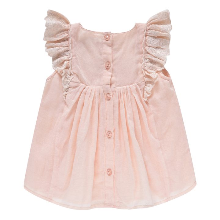 Hasha Organic Cotton Dress | Pale pink- Product image n°4