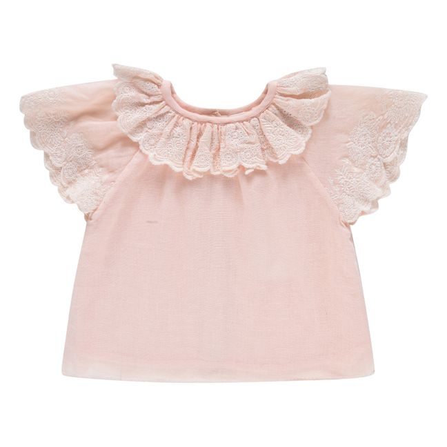 Antoinette Organic Cotton Blouse | Blassrosa