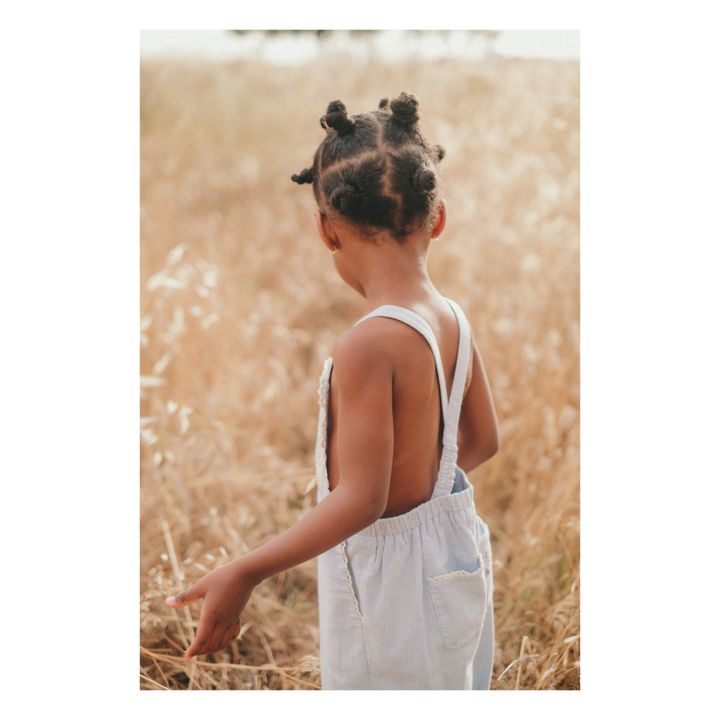 Vidya Striped Overalls | Blu- Immagine del prodotto n°7