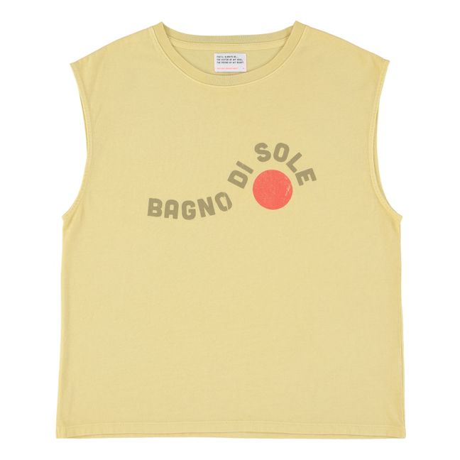 Camiseta de algodón orgánico Sophie | Amarillo palo
