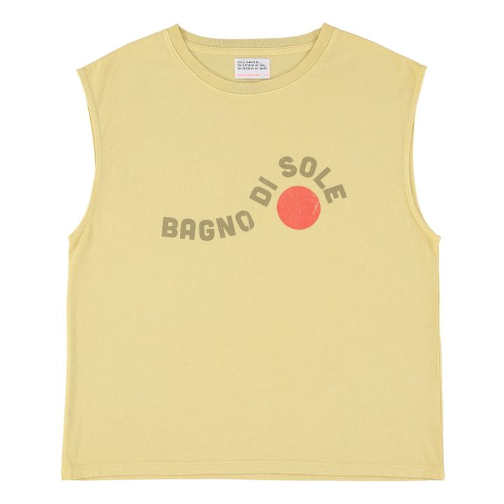 T-Shirt Sophie Coton Bio | Jaune pâle- Image produit n°0