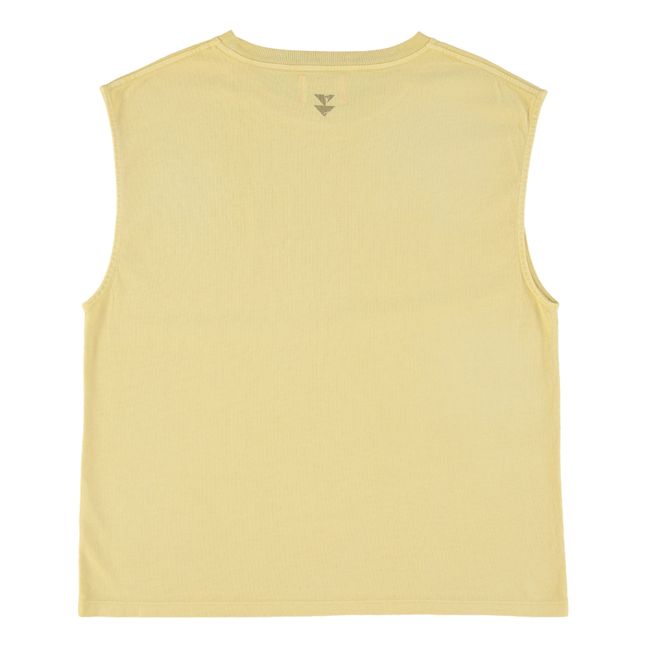 Sophie Organic Cotton T-Shirt | Pale yellow