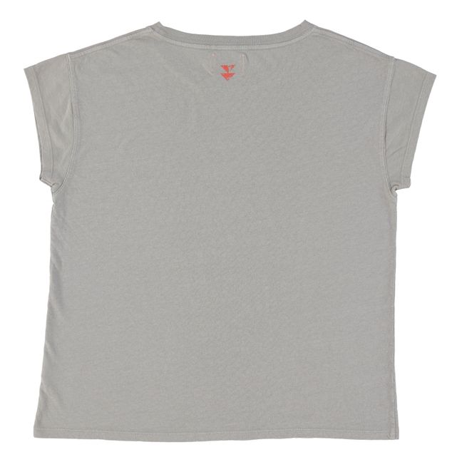Louise Cotton and Linen T-Shirt | Grigio