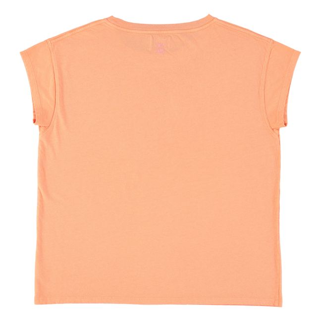 T-Shirt Louise Coton et Lin | Corail