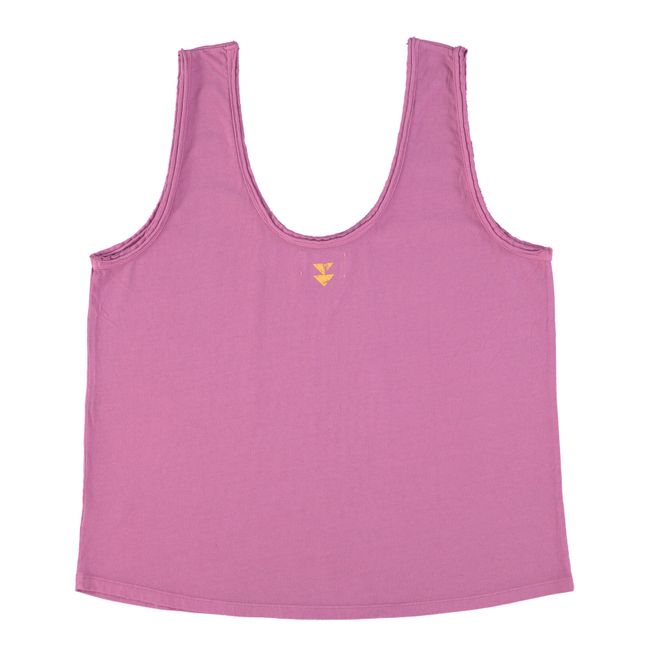 Débardeur Olivia Coton Bio | Rose fuschia