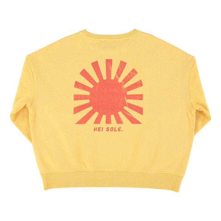 Julie Organic Cotton Sweater | Yellow- Product image n°3