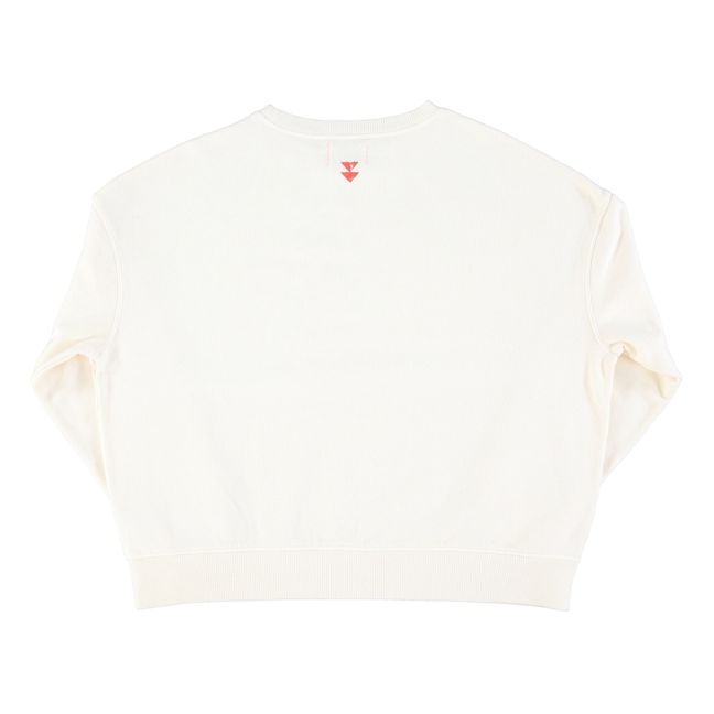 Julie Organic Cotton Sweater | Bianco