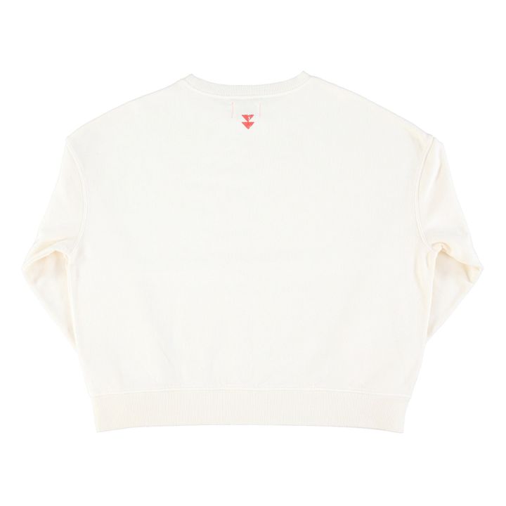 Julie Organic Cotton Sweater | White- Product image n°3